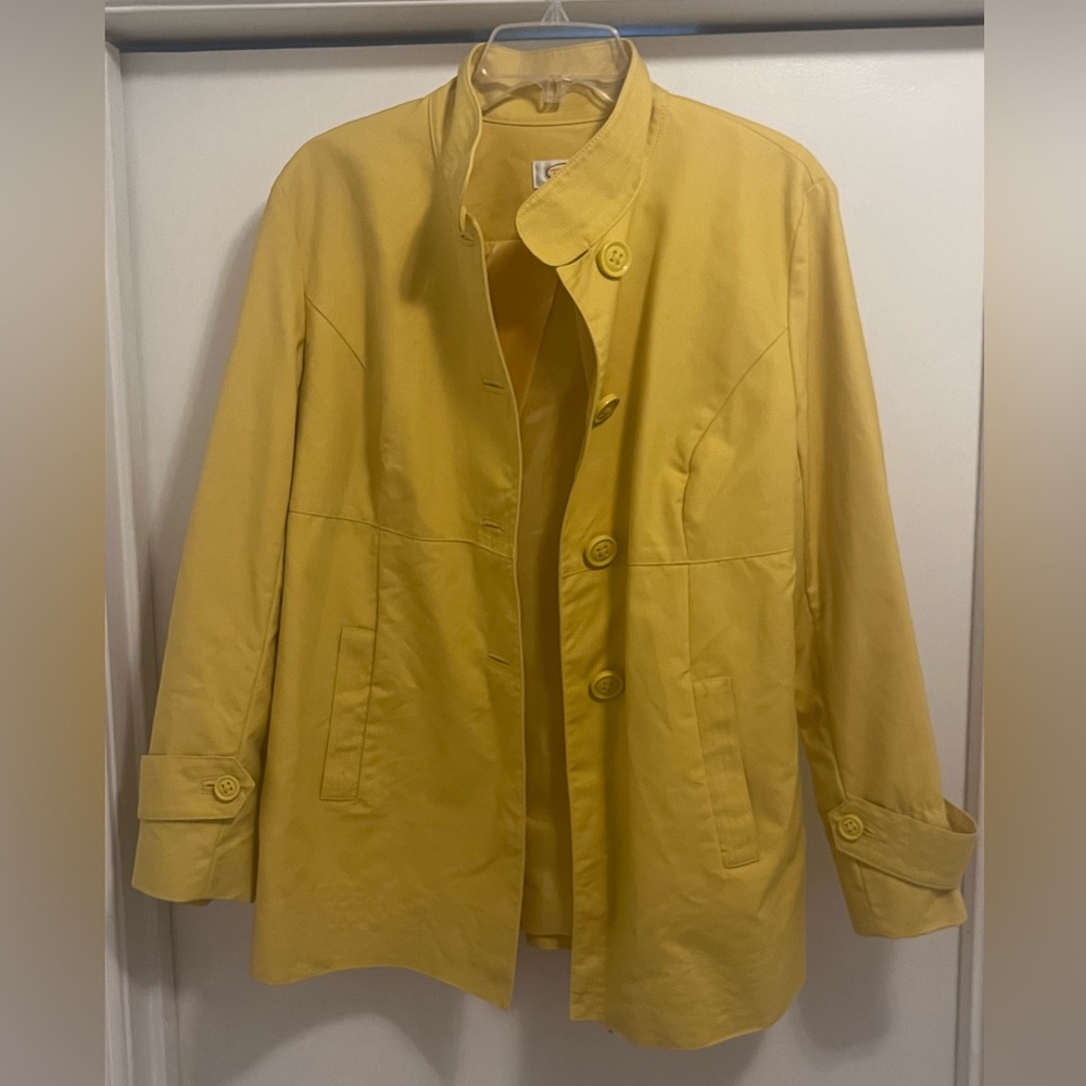 Yellow Trench Coat